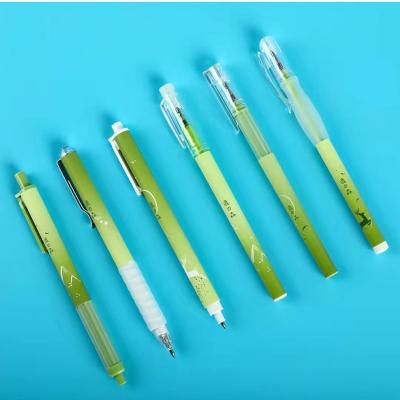 China Simple And Fresh Cartoon Soft Silicone Pen Normal Office Student Black Neutral Signature Pen for sale