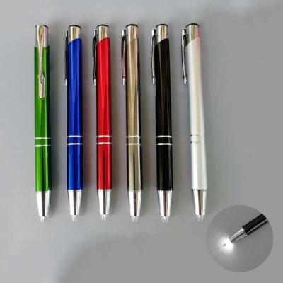 China 2in1 Pen Metal Light Promotional Multifunctional Ballpoint Pen for sale