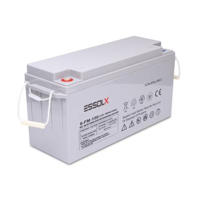 China Toys Solar Home System 12V 150Ah Deep Cycle Gel Battery for sale