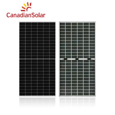 China BiHiKu7 Perc Mono Bifacial Canadian Solar Panel 210mm*210mm 640w 645w 650w 655w 660w 665w 670w for sale