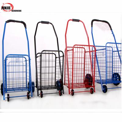 China Folding Wholesale Trolley Folding Shopping Trolley Kitchen Serving Trolley, Disabled Trolley for sale