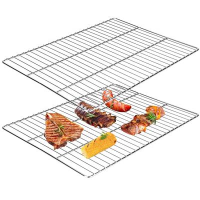 China Dustproof Iron Barbecue Rack Net Stainless Steel Barbecue Grill Outdoor Wire Mesh for sale