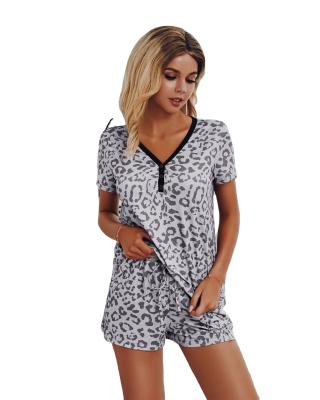 China Factory wholesale high quality ladies simple design two piece pajamas QUICK DRY sleepwear for sale