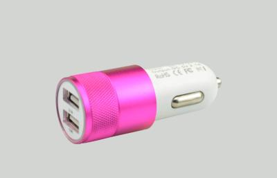 China Adaptador poderoso da eficiência elevada do usb 5v 3a do carregador do carro de Aulminum Samsung à venda