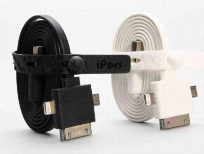 China 3 In 1 Data Transmit Micro USB Charger Cable For IPhone 5 / IPhone 4S for sale