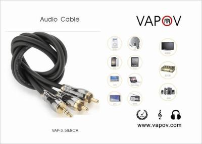 Cina 3.5mm aus. raddoppiarsi 6.35MMcable per il computer Moble del CD DVD MP4 Moble in vendita