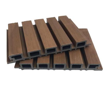 China Exterior Waterproof+ECO-Friendly Composite Wall Cladding Wood Plastic Co-extrusion Board Wpc Wall Panel for sale