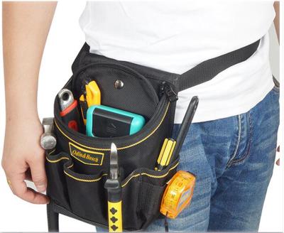 China Outdoor Heavy Duty Water Resistant Electricians Folding Tote Waist Tool Bag With Tool Belt for sale