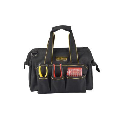 China Multifuction Tool Bags Waterproof Double Tool Kit Bag Custom Plumber Electrician Nylon Power Tool Bag for sale