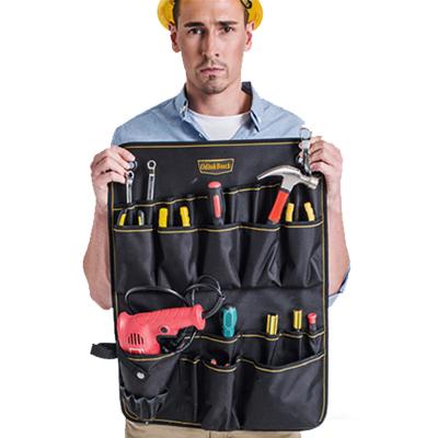 China Embroidery Customized Organizer Waterproof Storage Tool Pocket Carpentry Electrician Tool Bag for sale