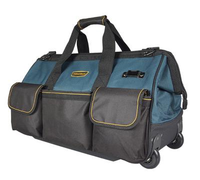 China Custom Wholesale Water Resistant Large Capacity Construction Trolley Waterproof Tool Bag for sale