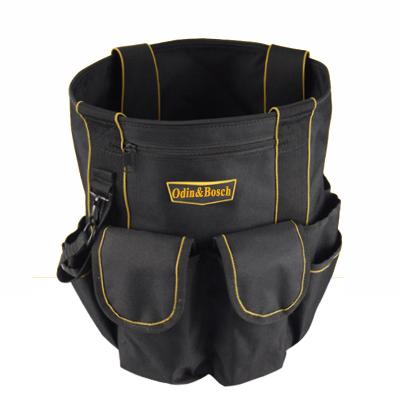 China Eco-friendly Waterproof Double Oxford Soft Handle Bucket Bag Tools Barrel Bag Tool Bucket Truck for sale