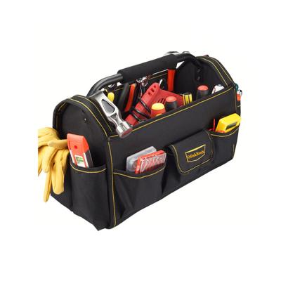 China Waterproof Professional Steel Electricians Tote Tool Bag For Men Oxford Handle Open for sale