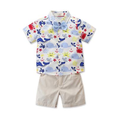 China 2022 ENGLAND STYLE Professional Factory Wholesale Custom Boys Clothing Kids Clothes Set Boy Outfit Summer Wear for sale