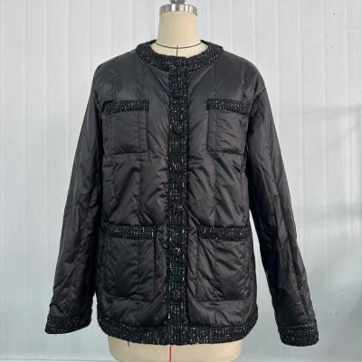 China 90% viable women down 10% down jacket lightweight padded news crop women down jacket for sale