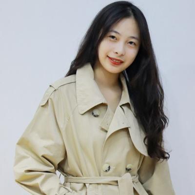 China Breathable the new Korean short trench coat for women for sale