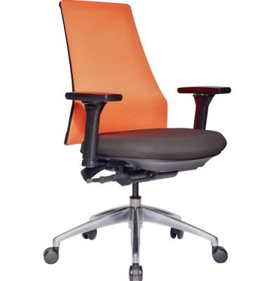 China Contemporary Orange Luxury High Quality Strong Frame Mesh Office Chairs Design for sale