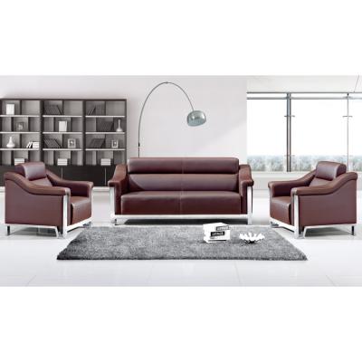 China Modern Italian Leather Sofa Office Meeting Room Sofa Set (FOH-8083) for sale