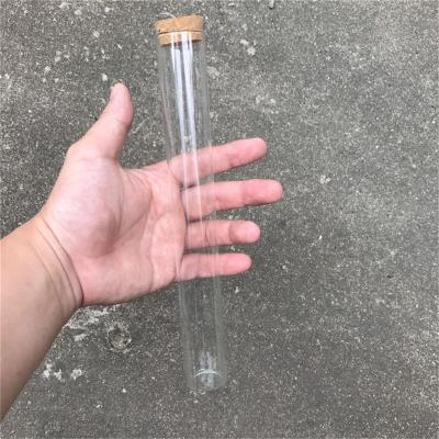 China Gift 110ml Glass Bottles Vials Knocks Test Tube With Cork Stopper Empty Custom Bottles Print Logo Bottles for sale