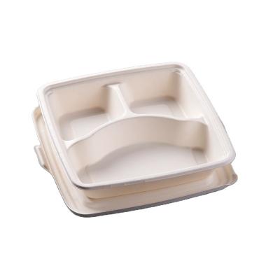 China 2022 Innovative Eco-friendly Disposable Commodities Food Containers Compartment Biodegradable Food Container for sale