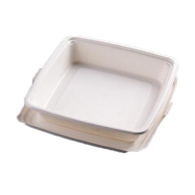 China 2022 Hot Selling Eco-Friendly Biodegradable Compartment Container Eco-Friendly Disposable Food Box Disposable Food Packaging Containers for sale