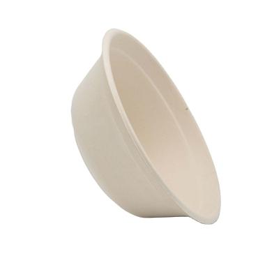 China Eco-friendly Biodegradable Round Waterproof And Oil-proof Disposable Degradable Dinner Paper Bowl for sale