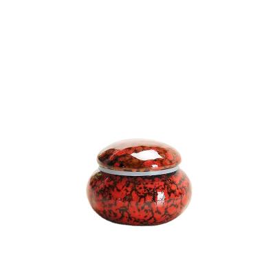 China Pet Style Small Size Ceramic Pet Urn Ceramic Cinerary Casket For PET for sale