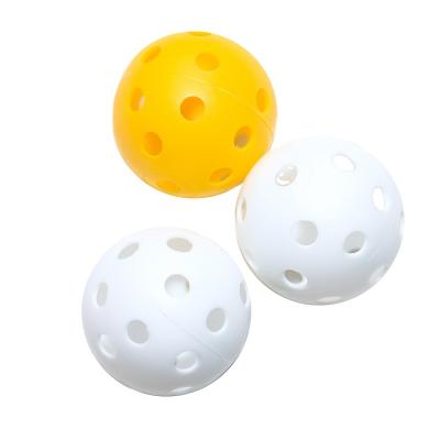 China Cusomized Logo High Quality OEM Best Design Durable 40 Holes Pickleball balls for sale