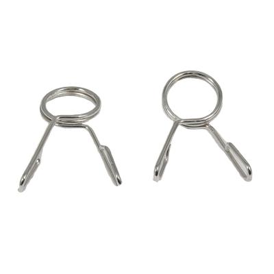 China Oly Bar Accessories Handle Ring Collar for Dumbbell Barbell Bar Metal Silver Men Comprehensive Fitness Exercise TT/ LC 500pairs for sale