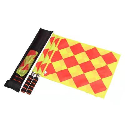 China 44*34cm waterproof flag, soccer referee flag, football flag for sale