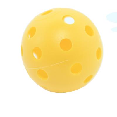 China 40 holes Pickleball Ball very hot sale products PE pickleball indoor outdoor sports for sale