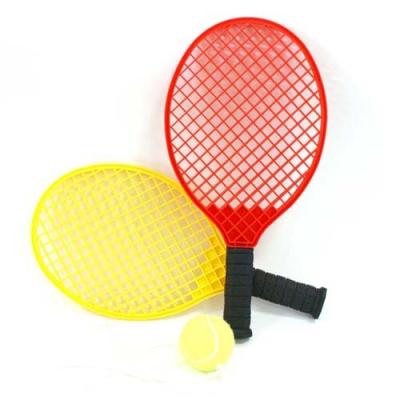 China Plastic Rackets Matrial Rackets Hot Sale Colorful PP Carton Outdoor Play Yellow Customized Logo Availabled 1000 Pcs/ Color 3001 for sale