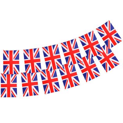 China 100% Polyester/Knitted Polyester String Custom Flag/Logo Cheaper Price 30ft Spot Wholesale Price/Cotton Set Of 20 Country France Triangle String Flag for sale