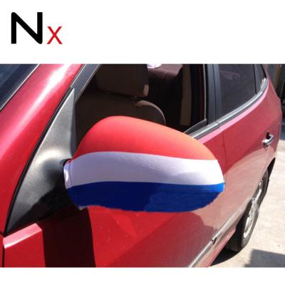 China European Country Flag Car Mirror Cover Decoration Holland Dutch Flag For Football Favors for sale