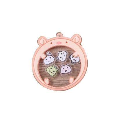 China Memories. Decoration. Promotion custom design cute animal acrylic transparent shaker krychain make your own shaker charm with anime for sale