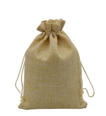 China Recyclable Burlap Gift Bags Wedding Hessian Jute Bags Jewelry Burlap Pouches With Drawstring For Birthday, Party, Wedding Favors, Present for sale