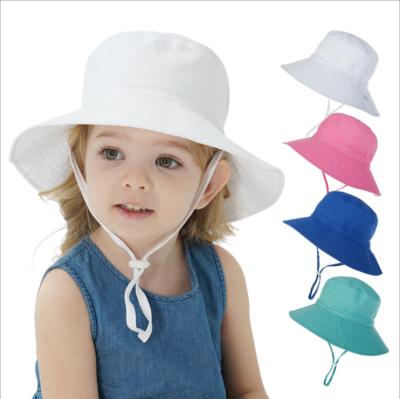 China Eco Sun Cotton Kids Bucket Hat Breathable/Cute Soft Child/Eco/New Hat - Wide Brim UPF 50+ Protection Hat For Baby, Toddler, Kids for sale