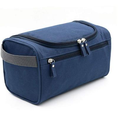 China Foldable/Hanging/Large Capacity Men's Toiletry Bag Travel Dopp Kit Oxford Hanging Toiletry Shaving Dopp Bag Outdoor Portable Bathroom Cosmetic Bag for sale