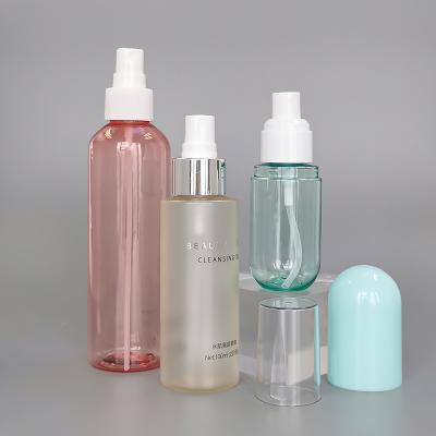 China Packaging Cosmetics Blank Design For To Customize Clear Sunscreen Skin Care Liquid Spray Bottle Cosmetic Packaging for sale