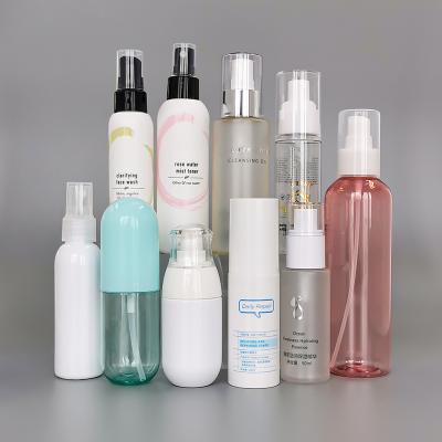 China Packaging Cosmetics Hot Sale Recycled 60ml - 200ml OEM Capacity Mist Spray Bottle Green Material Plastic for sale