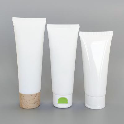 China Factory Famous Soft OEM Brand Cosmetics Packaging PE Cosmetic Packaging Hand Lotion Cream Tubes for sale