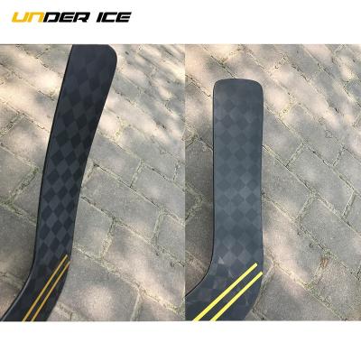 China Imported T700 T800 Carbon GOALIE Hockey Factory OEM Custom Black Carbon Ice Hockey Stick Senior INT Junior professional China Ice Hockey Sticks Goalie for sale