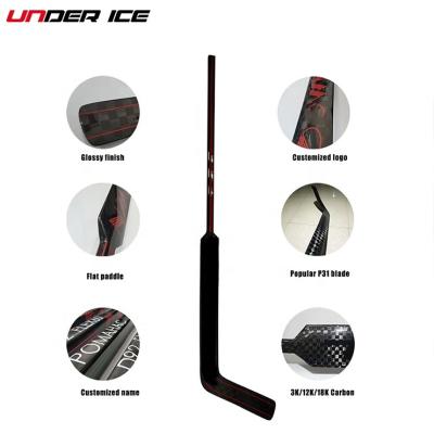 China Imported T700 T800 Carbon Senior INT Junior Hockey Factory OEM Custom Blank Carbon fiber Ice Hockey Stick professional China Ice Hockey Sticks Goalie for sale