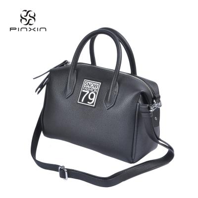 China Hot Sale High Quality PU Women Simple Fashionable Black Handbags Shoulder Long Strip Bag for sale