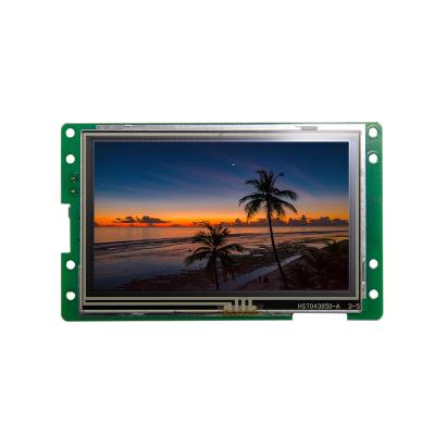 China In Stock 4.3 Inch 480*272 Uart TFT LCD Module Panel Display Smart Touch Screen IPS TTL Interface With Driver Board 4.3 Inch for sale