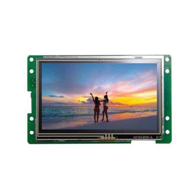 China Health/Safety 4.3 Inch 480*272 Resolution RTC Smart UART TFT LCD Display Screen RTC Smart Home/Car/Display Module With Touch Driver Board for sale