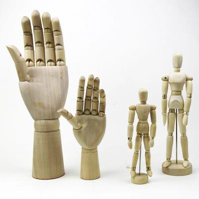 China Drawing With Common Human Wooden Doll Sketch Model Painting With Small Wooden Flexible And Movable Wooden Figure Hand Art 10cm for sale