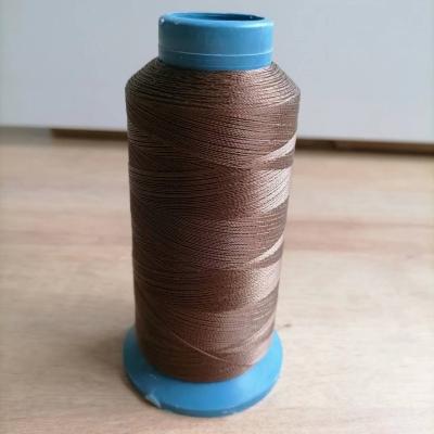 China High Tenacity 210D/2 Color Polyester Blended Sewing Machine Thread Nylon Thread For Leather Goods Sewing for sale