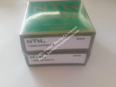 China NTN   high precision angular contact ball bearing 7205CDF/GNP5  ,  7207CDBGNP4 for sale