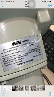 China SIPOS Electric Actuator 2SA5010-5CE00-4BB3-Z B16 for sale